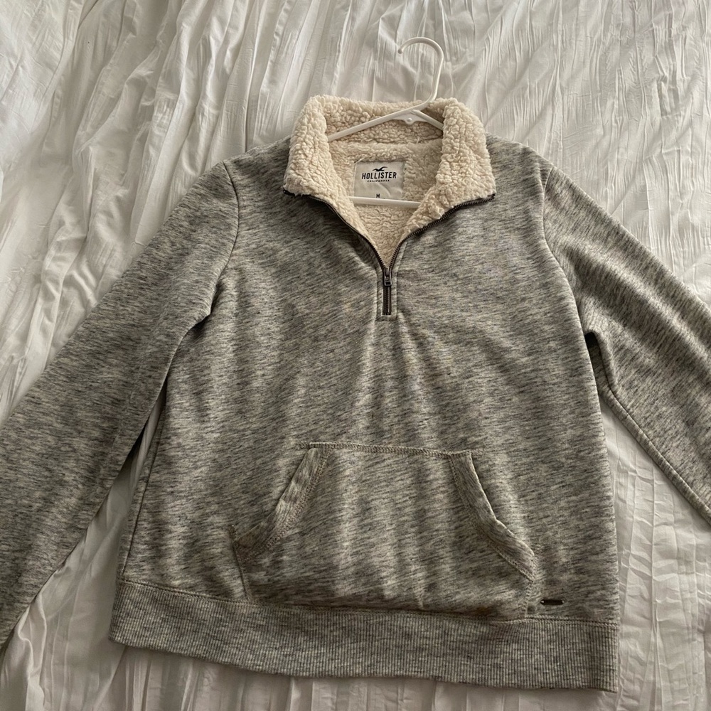 High neck Sherpa jacket